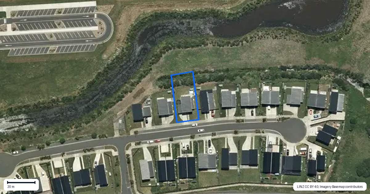 Property context map for 5 Waikaha Street, Pokeno