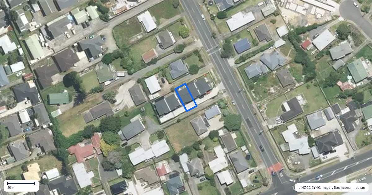 Property context map for 6C Christmas Road, Manurewa, Auckland