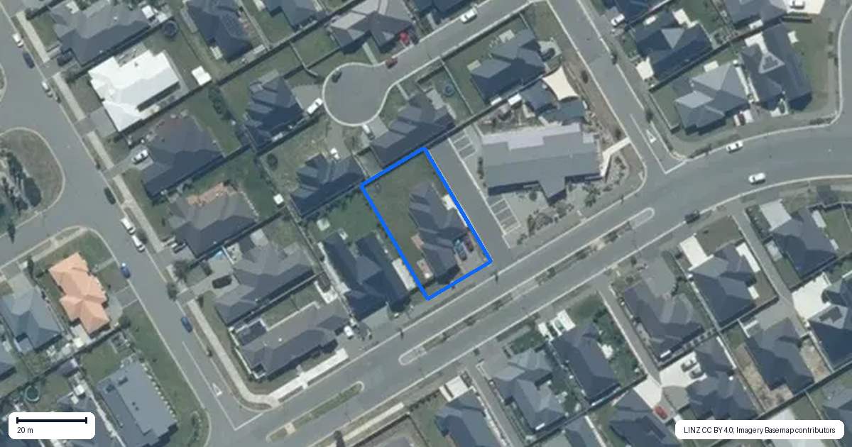 Property context map for 119 Shillingford Boulevard, Rolleston