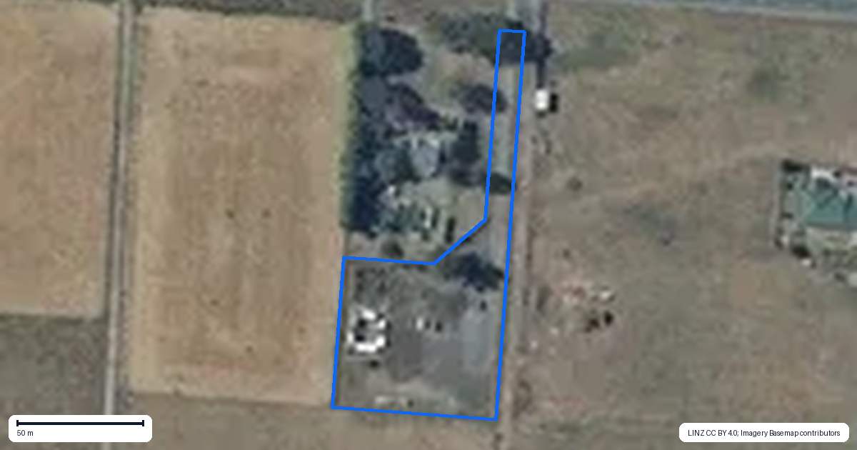 Property context map for 334 Foxton Shannon Road, Foxton