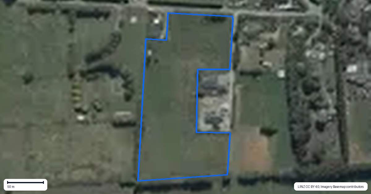 Property context map for 705B Hills Road, Marshland, Christchurch