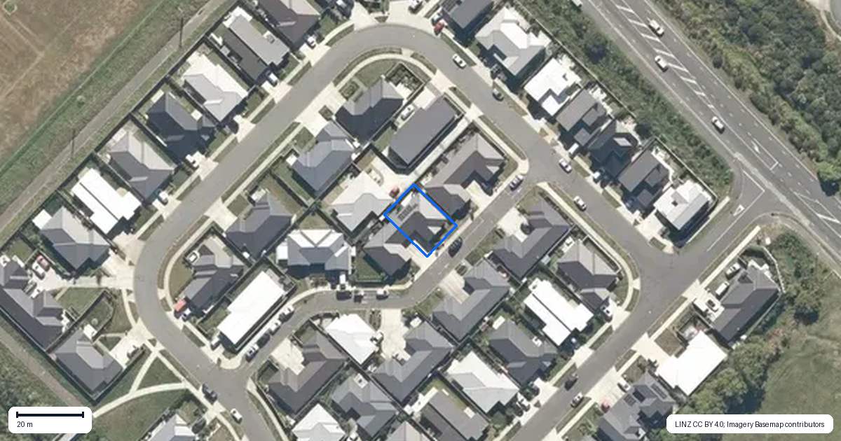 Property context map for 7 Ron Fawcett Way, Wainuiomata, Lower Hutt
