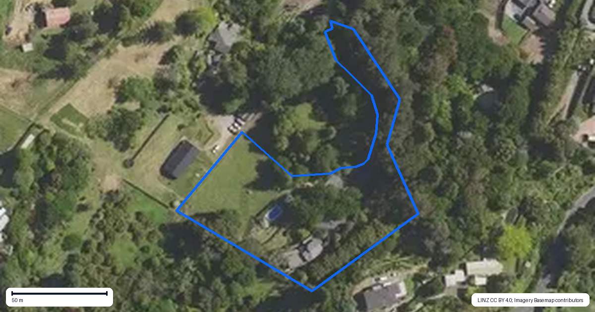 Property context map for 25 Perkins Drive, Minden