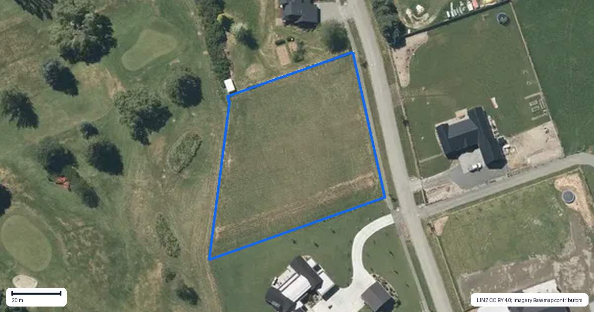 Property context map for 6 Westward Way, Methven