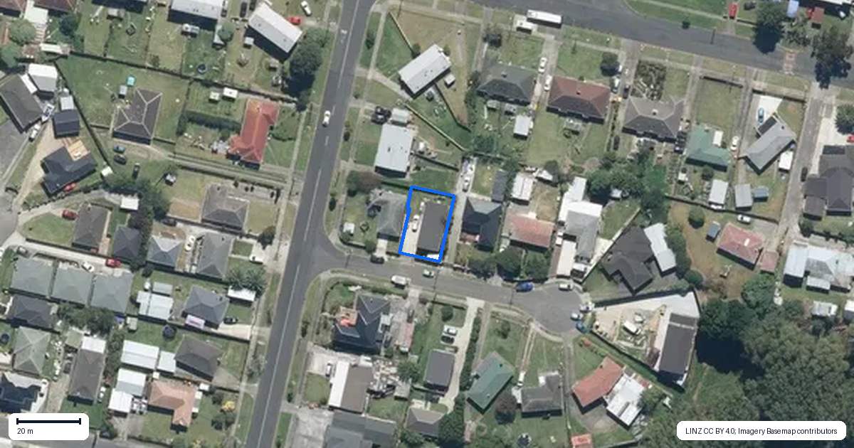 Property context map for 2 Berrett Place, Otara, Auckland