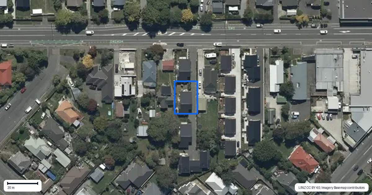 Property context map for 144B Woodham Road, Linwood, Christchurch