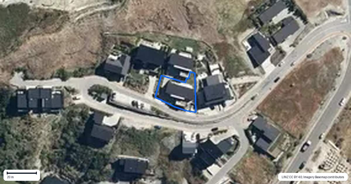 Property context map for 12A Florence Close, Queenstown Hill, Queenstown