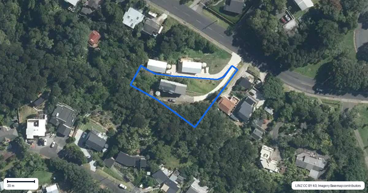 Property context map for 193 Maraetai Drive, Maraetai, Auckland