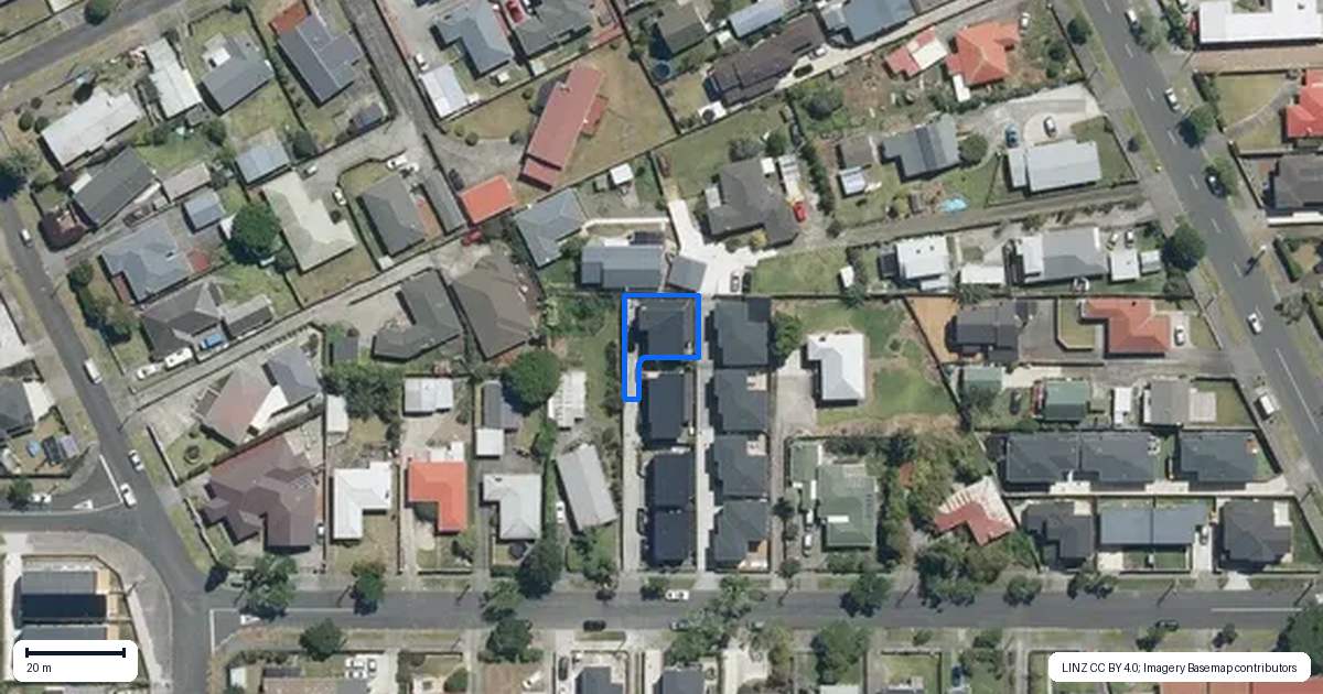 Property context map for 15D Addison Street, Blockhouse Bay, Auckland
