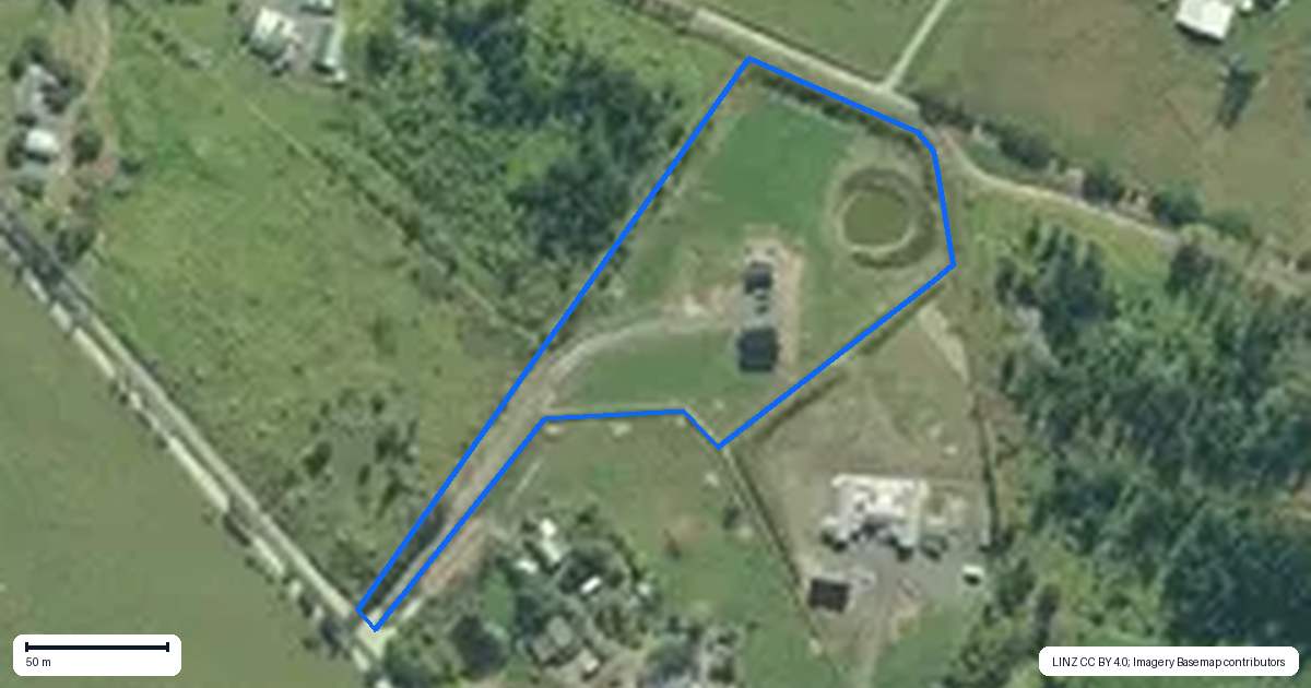 Property context map for 23 Pine Valley Glade, Mangawhai