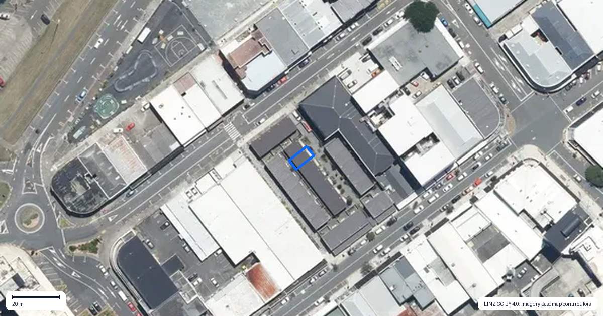 Property context map for 6/185 High Street, Hutt Central, Lower Hutt