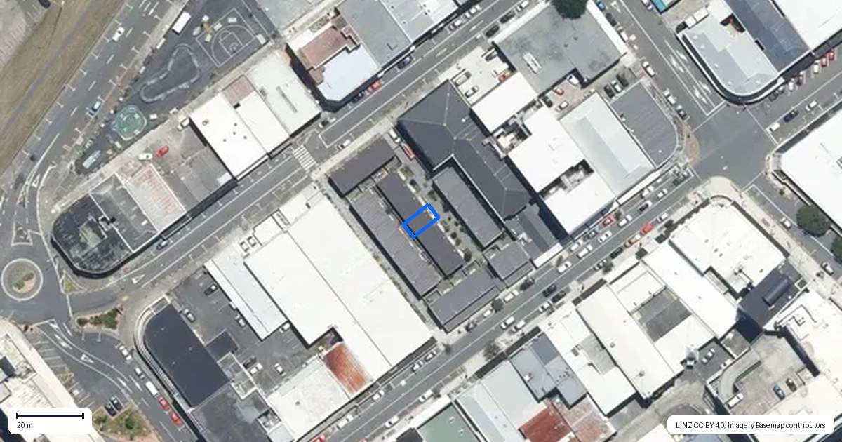 Property context map for 4/185 High Street, Hutt Central, Lower Hutt