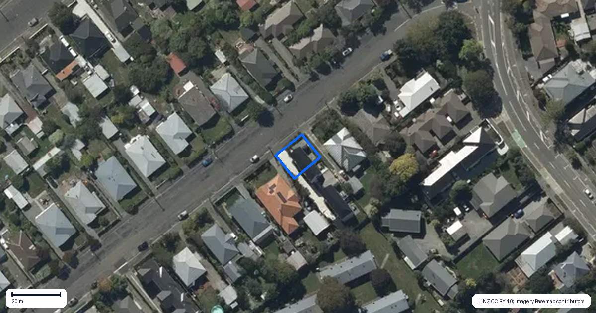 Property context map for 1/78 Bletsoe Avenue, Spreydon, Christchurch