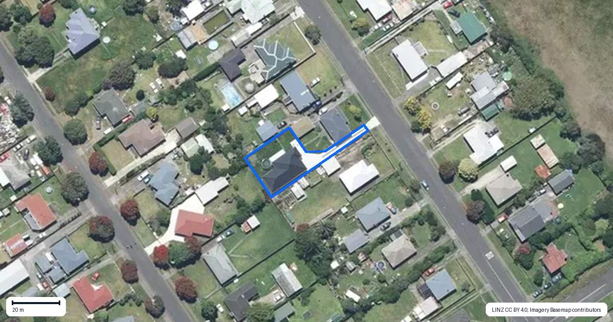 Property context map for 39A Polson Street, Castlecliff, Whanganui
