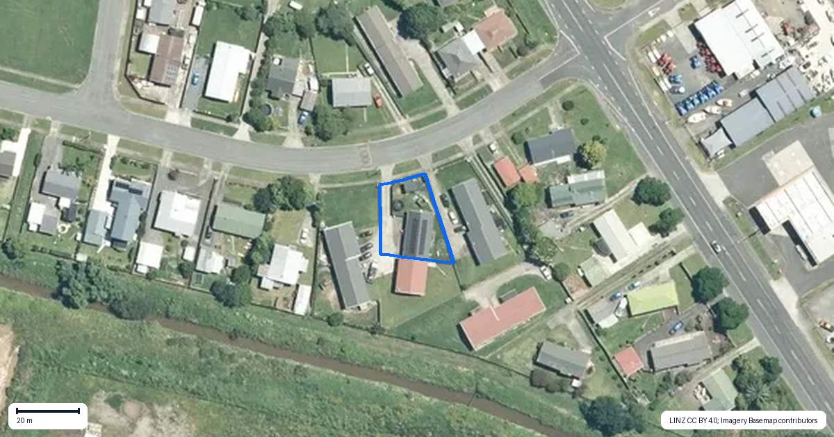 Property context map for 8A Shoalhaven Street, Paeroa