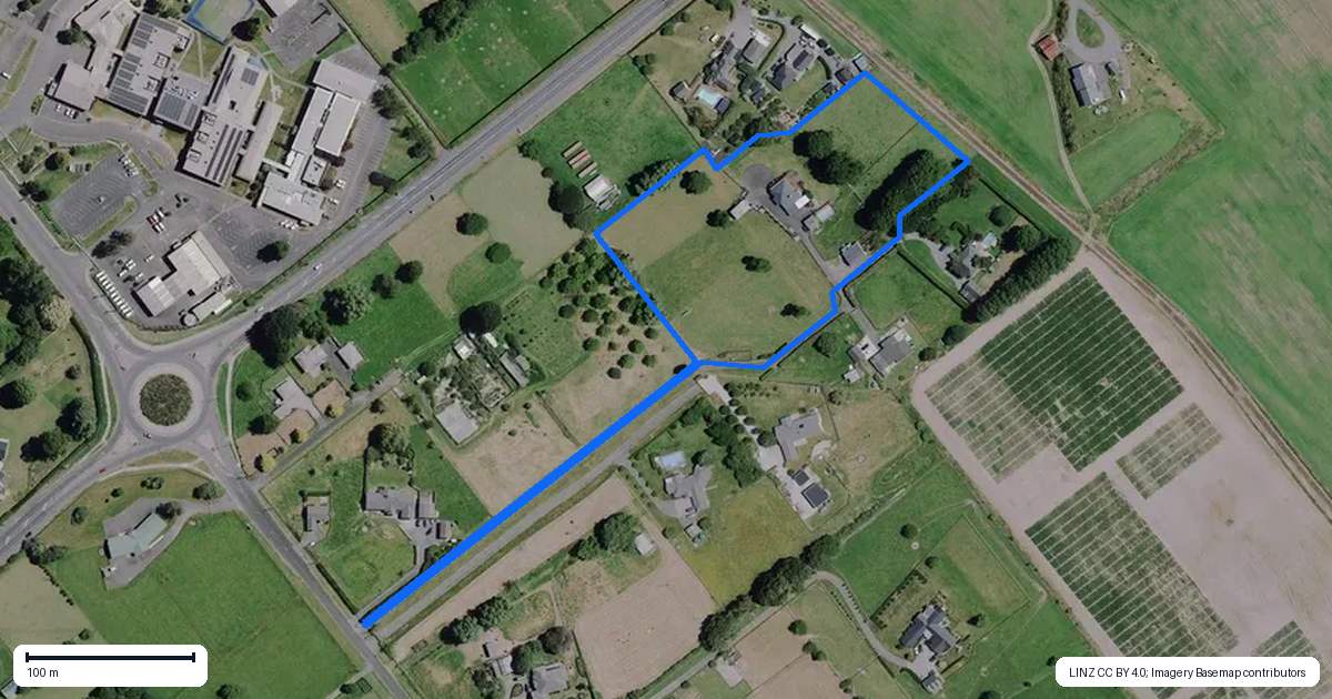 Property context map for 17C Lissette Road, Newstead, Hamilton