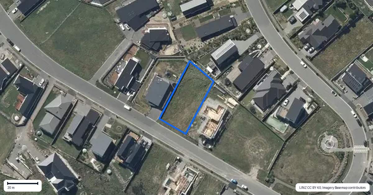 Property context map for 153 Penruddock Rise, Westmorland, Christchurch