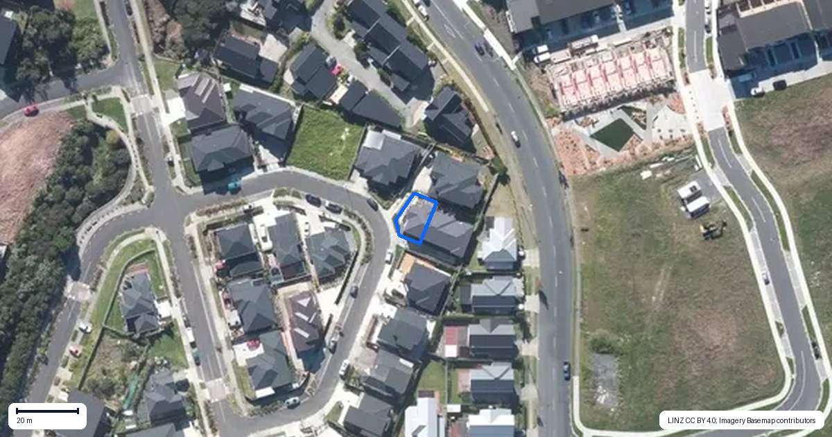 Property context map for 13A Keiha Crescent, Massey, Auckland