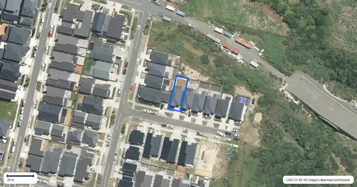 Property context map for 4 Frontier Lane, Flat Bush, Auckland