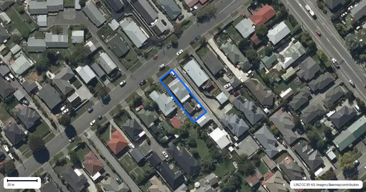 Property context map for 130 Cobham Street, Spreydon, Christchurch