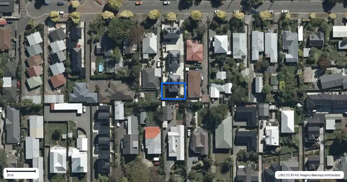 Property context map for 6/24 Hendon Street, Edgeware, Christchurch