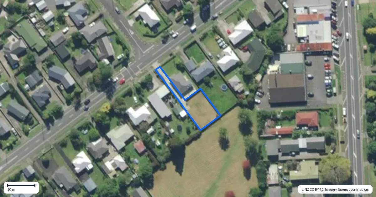 Property context map for 13A Spedding Road, Tikipunga, Whangarei