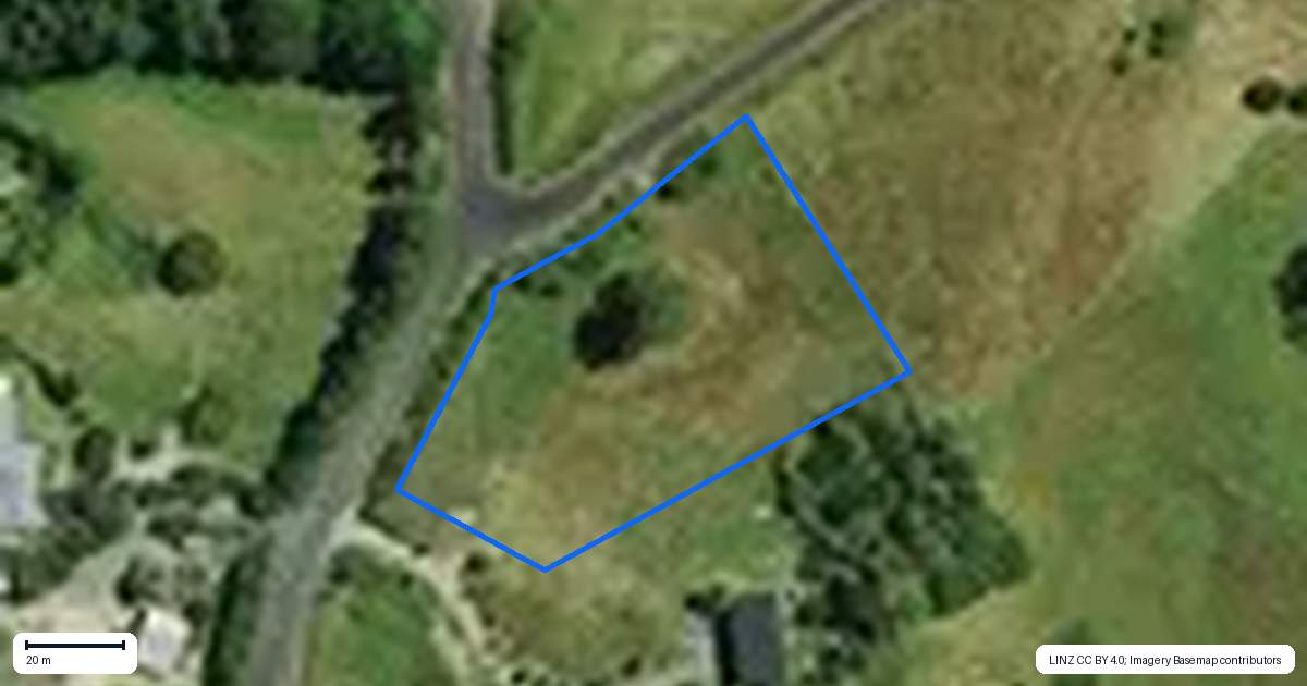 Property context map for 372 Aspin Road, Te Miro, Cambridge