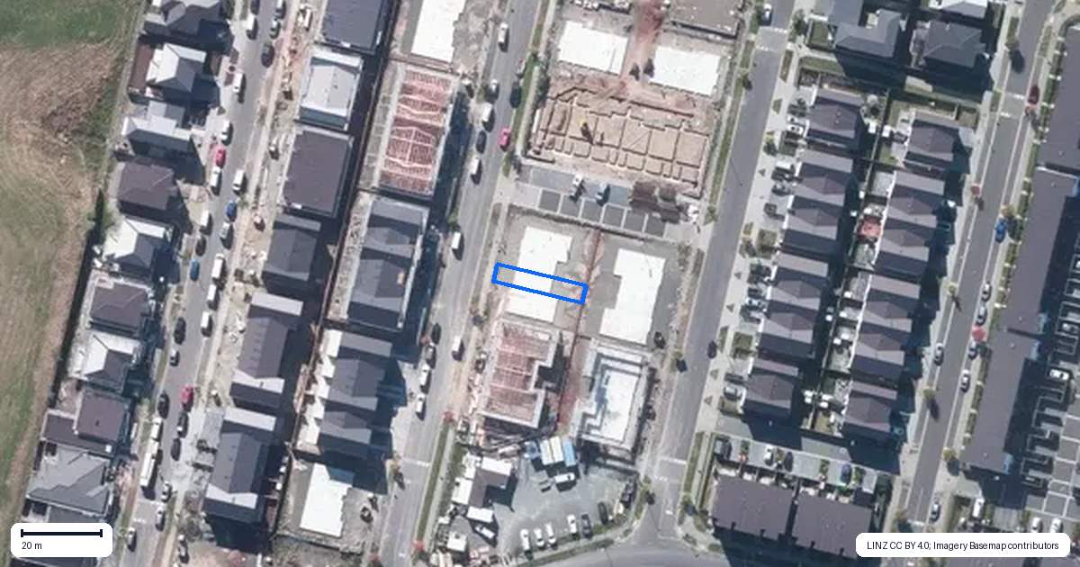 Property context map for 11 Samuel Marsden Place, Whenuapai, Auckland