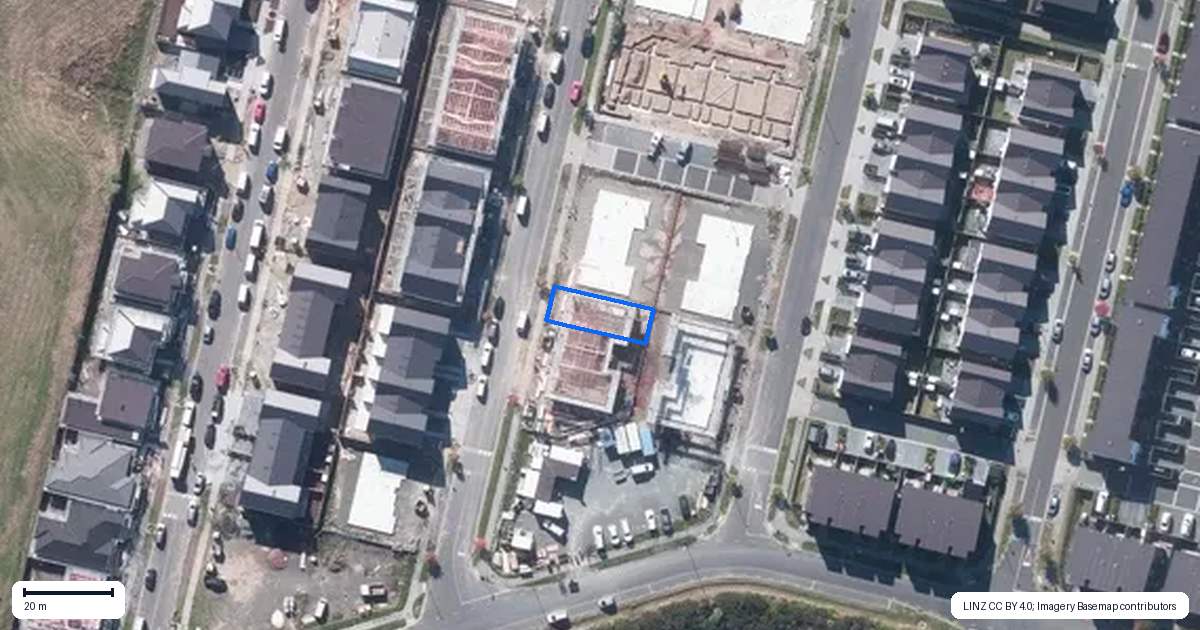 Property context map for 7 Samuel Marsden Place, Whenuapai, Auckland