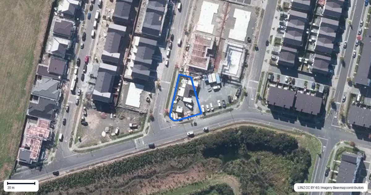 Property context map for 73 Harewood Street, Whenuapai, Auckland