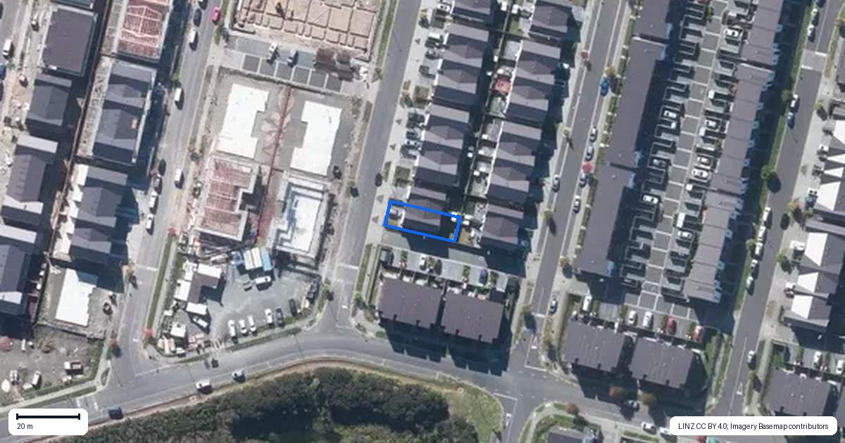 Property context map for 1 Rigby Drive, Whenuapai, Auckland