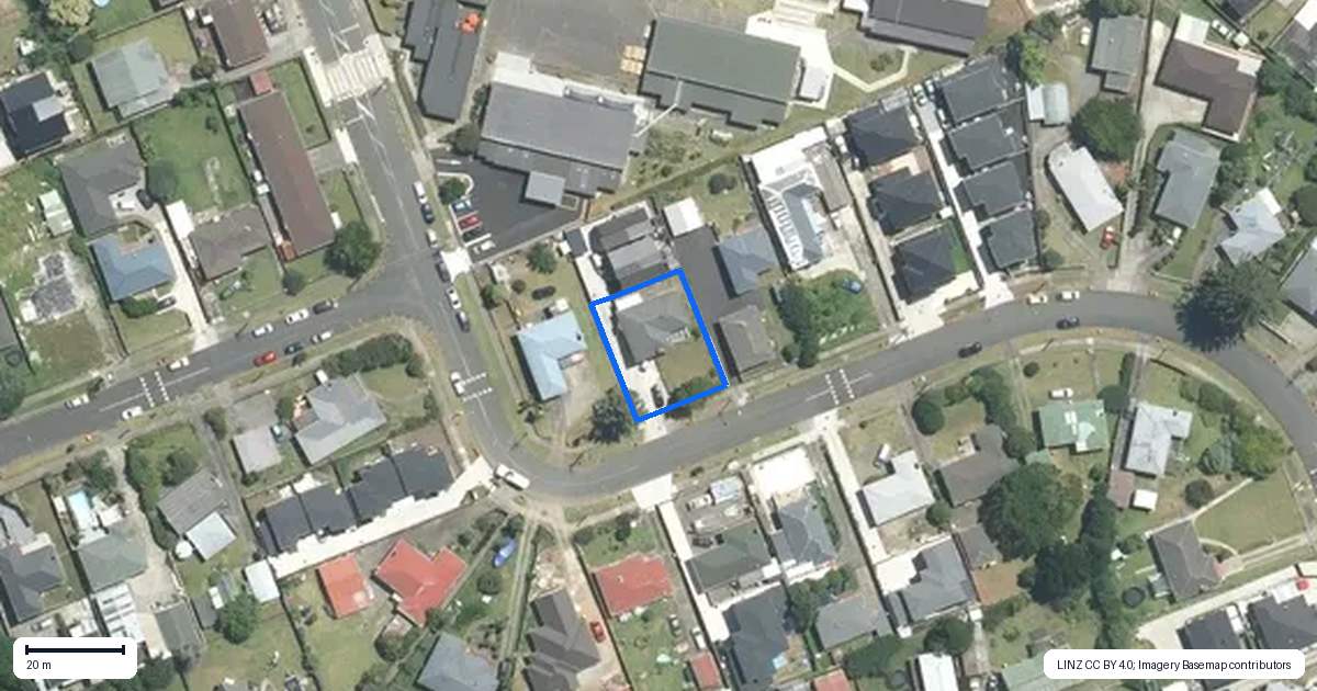 Property context map for 33 Tawa Crescent, Manurewa, Auckland