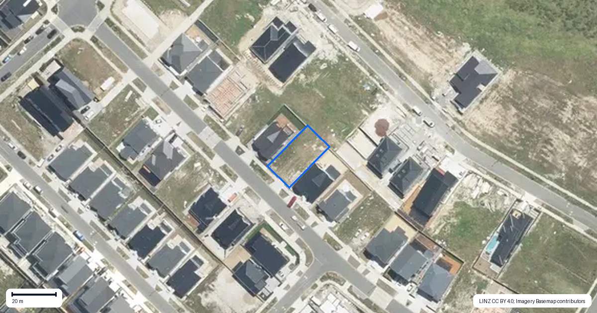 Property context map for 53 Michael Bosher Way, Flat Bush, Auckland