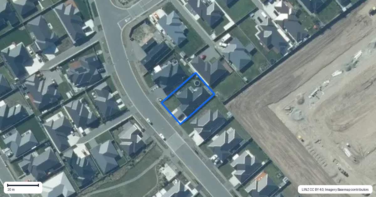 Property context map for 75 Jean Archie Drive, Rolleston