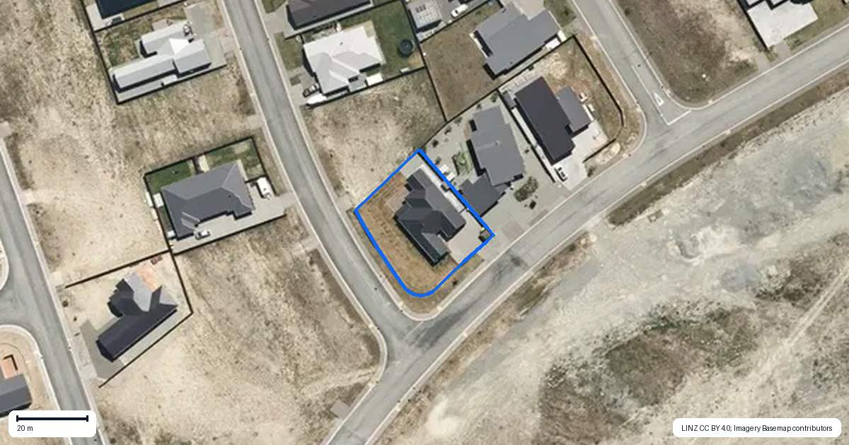 Property context map for 11 Hydro Avenue, Twizel