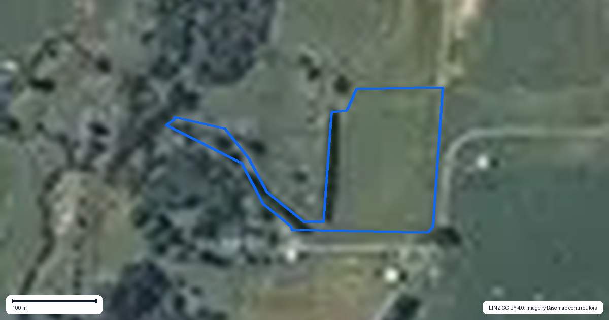 Property context map for 1020A Makino Road, Halcombe