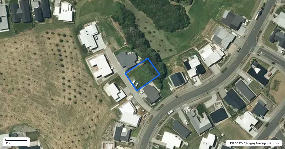 Property context map for 2 Koromiko Lane, Raglan