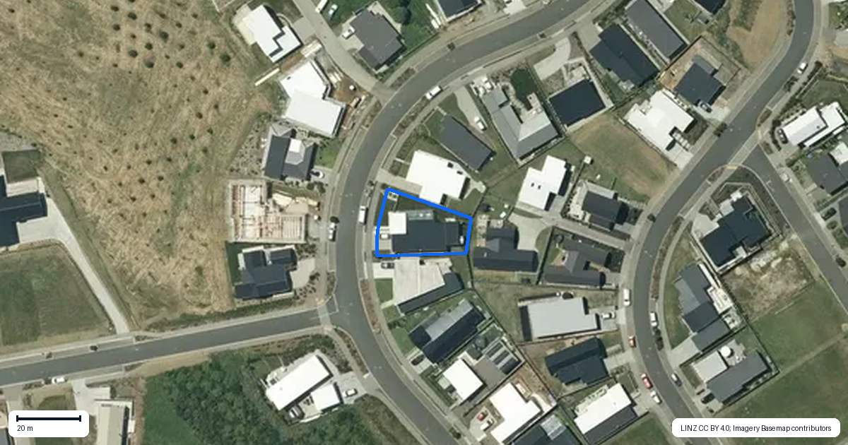 Property context map for 97 Rangitahi Road, Raglan