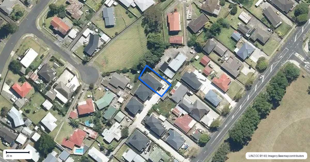 Property context map for 227C Portage Road, Papatoetoe, Auckland