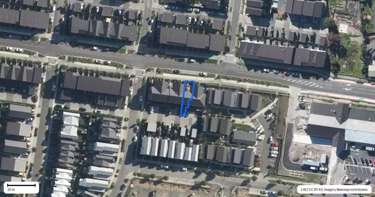 Property context map for 23 Manarini Road, Westgate, Auckland