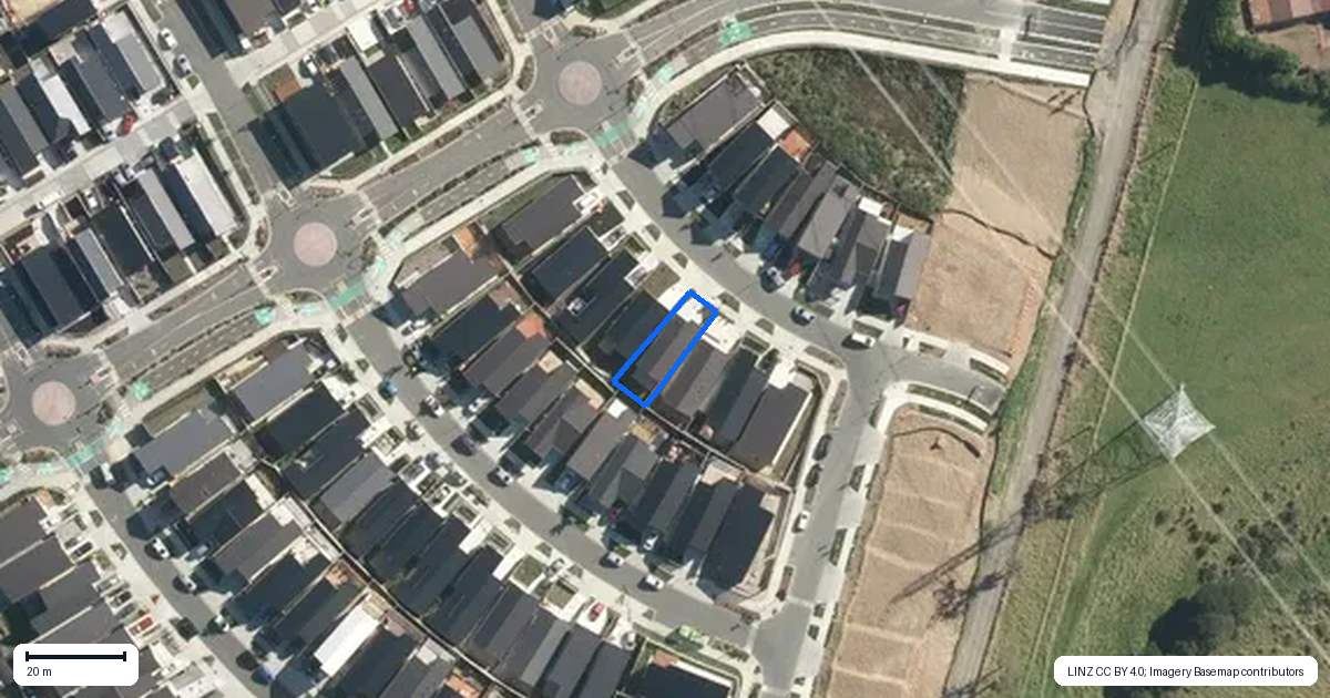 Property context map for 7 Puwha Street, Massey, Auckland