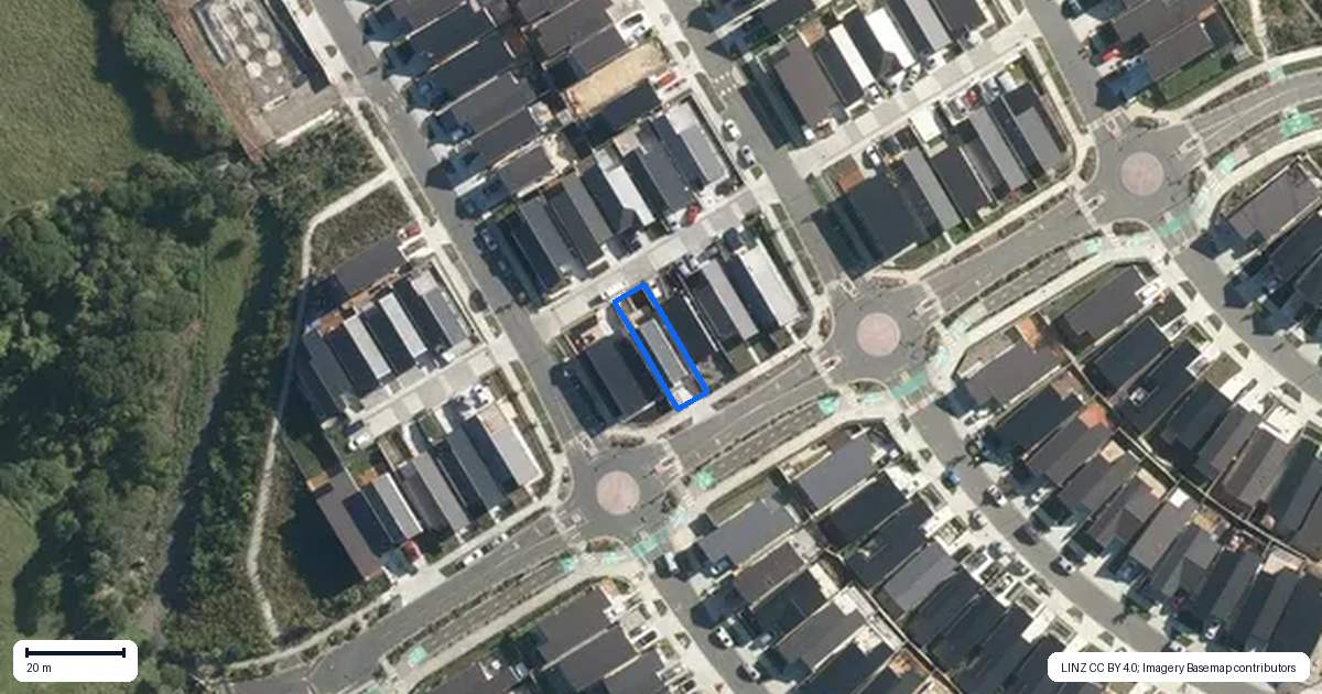 Property context map for 30A Biokovo Street, Massey, Auckland