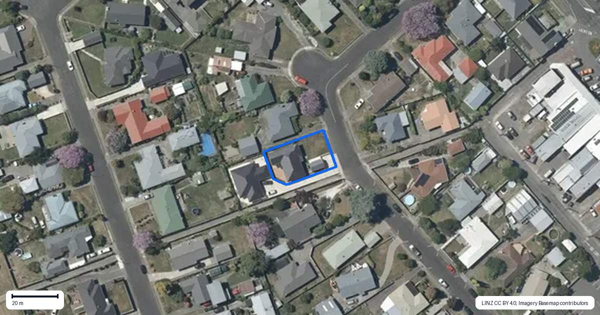 Property context map for 14 Henderson Crescent, Onekawa, Napier