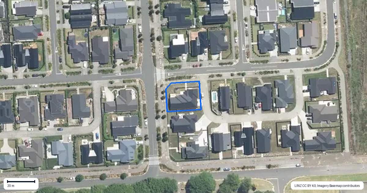 Property context map for 6 Jonah Lomu Drive, Paerata, Pukekohe