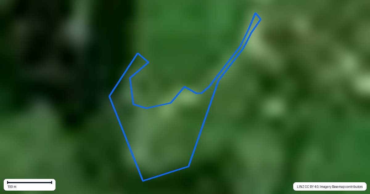 Property context map for 45 Downs Road, Geraldine