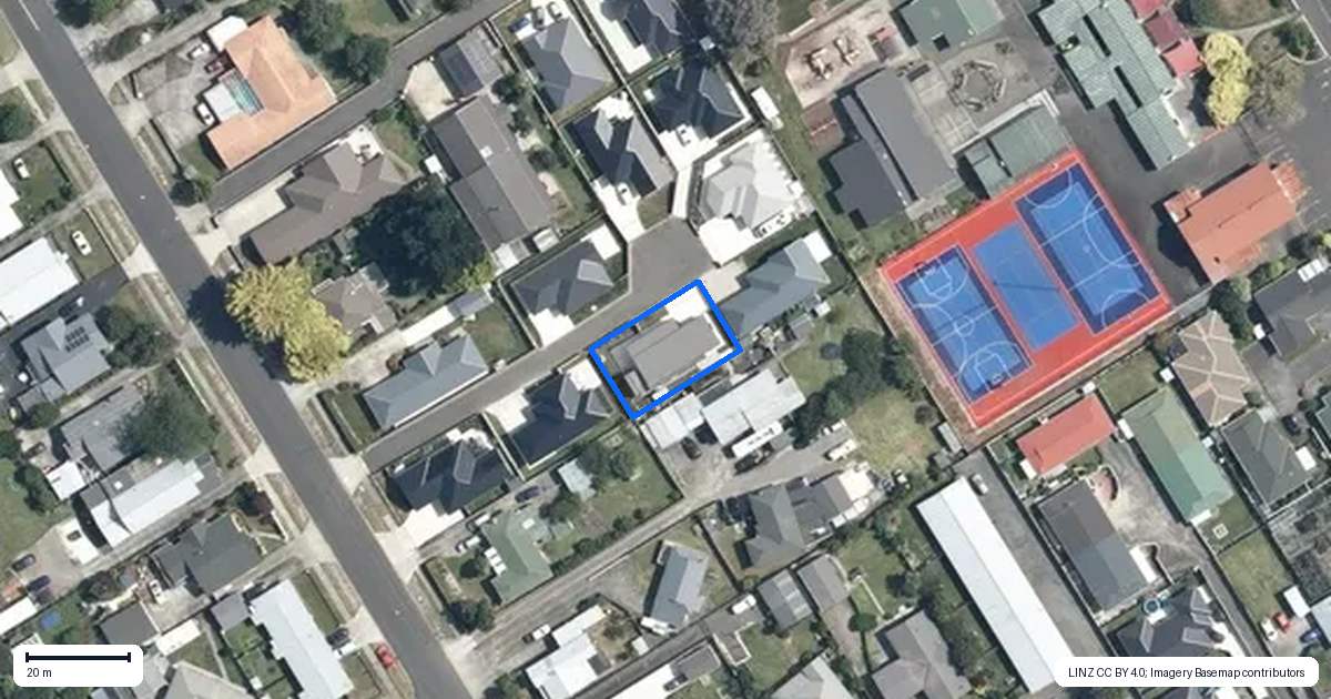 Property context map for 4 Murray Ball Lane, Feilding