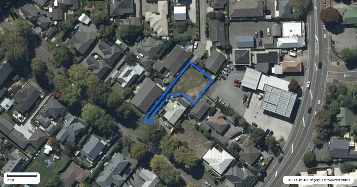 Property context map for 4A Wherstead Road, Cashmere, Christchurch