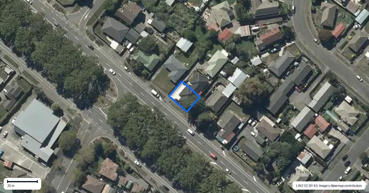 Property context map for 393C Linwood Avenue, Bromley, Christchurch