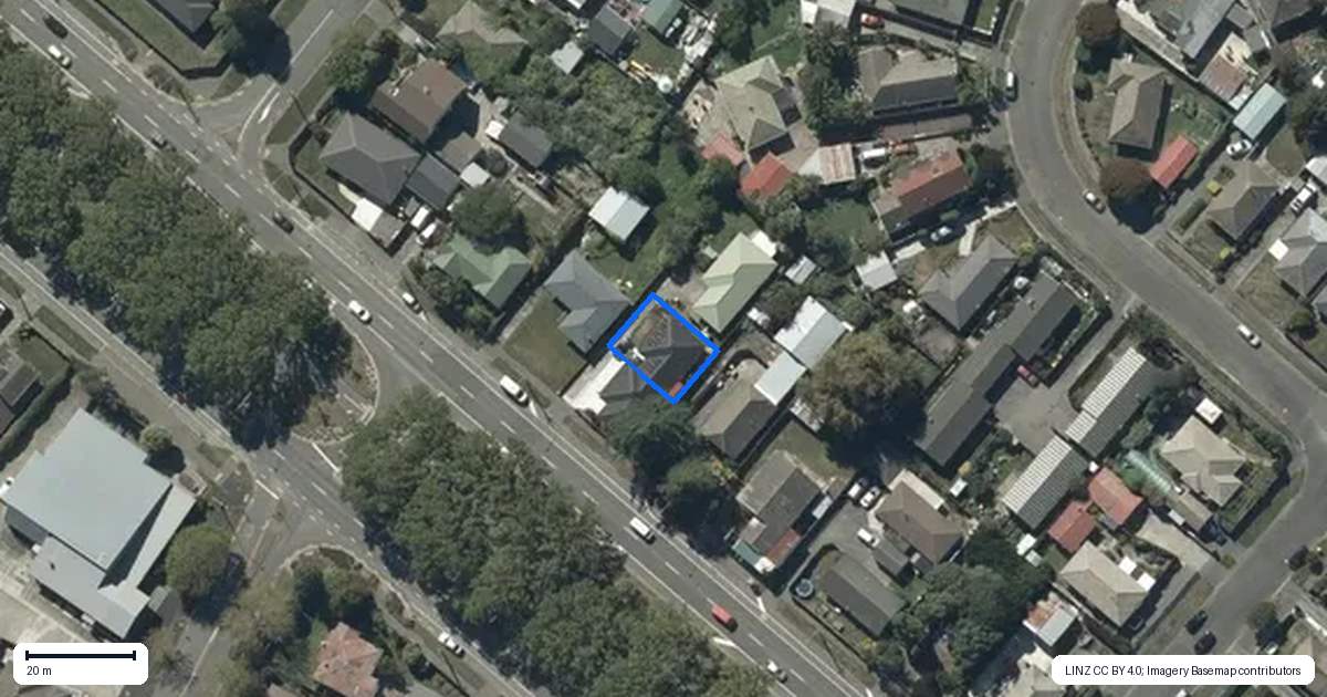 Property context map for 393B Linwood Avenue, Bromley, Christchurch