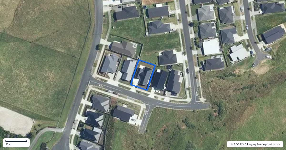 Property context map for 5 Lachlan Thompson Drive, Warkworth